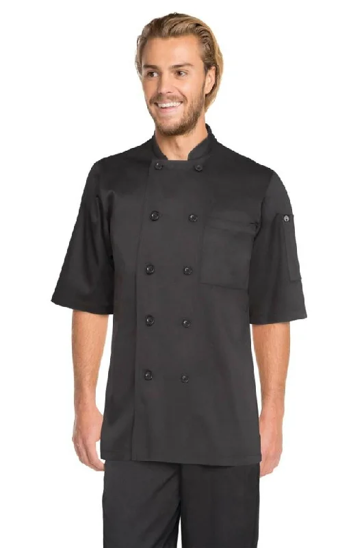 Chef Works Chambery Black Mens S/S Chef Jacket