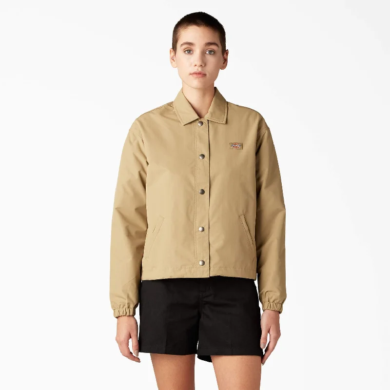 Dickies Women’s Oakport Cropped Coaches Jacket