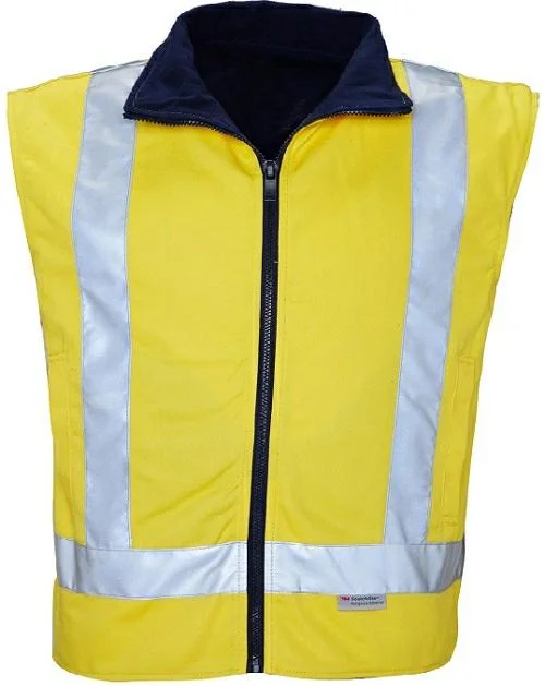 Yellow/Navy SLEEVELESS FRONT