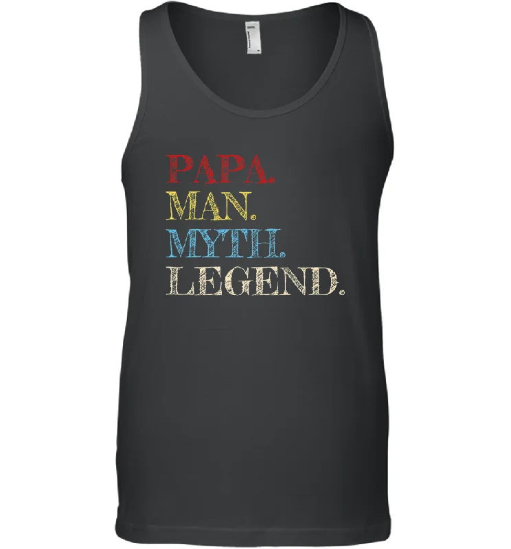 Pop Pop The Man The Myth The Legend Gift Men Cotton Tank Top