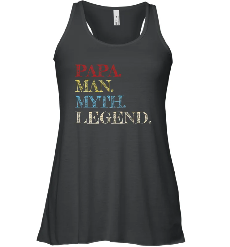 Pop Pop The Man The Myth The Legend Gift Women Racerback Tank