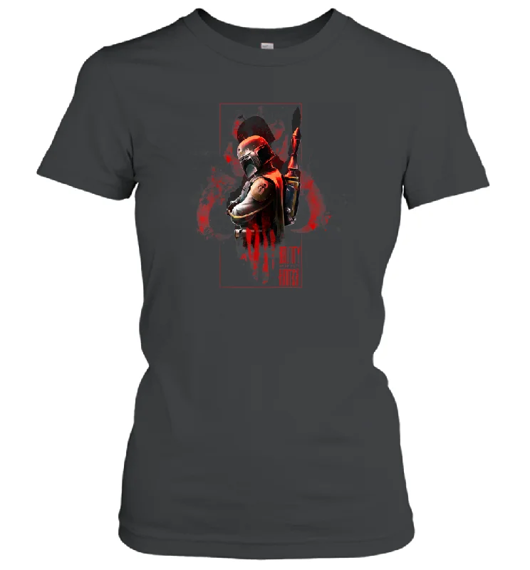 Star Wars Boba Fett Hunter Box Mandalorian Women Cotton T-Shirt