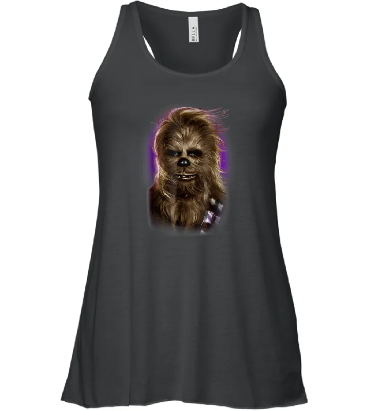 Star Wars Chewbacca Glamor Shot Graphic Women Racerback Tank