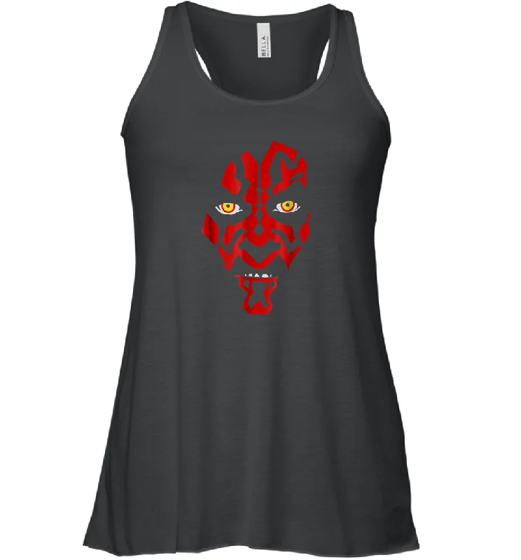 Star Wars Darth Maul Hooded Face Creeping Graphic Women Racerback Tank