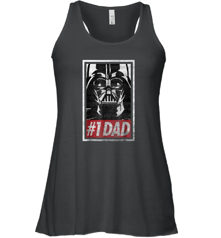 Star Wars Darth Vader #1 Dad Propaganda Graphic Women Racerback Tank