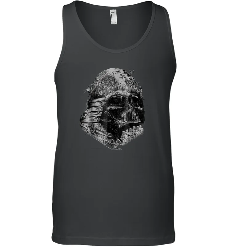 Star Wars Darth Vader Build The Empire Men Cotton Tank Top