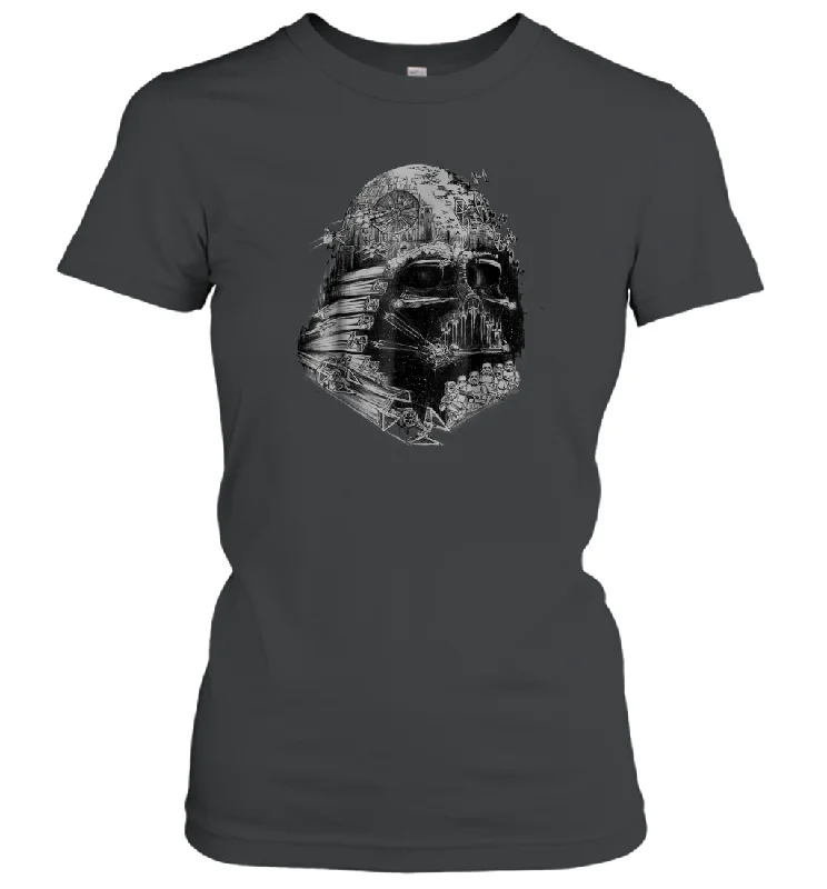 Star Wars Darth Vader Build The Empire Women Cotton T-Shirt