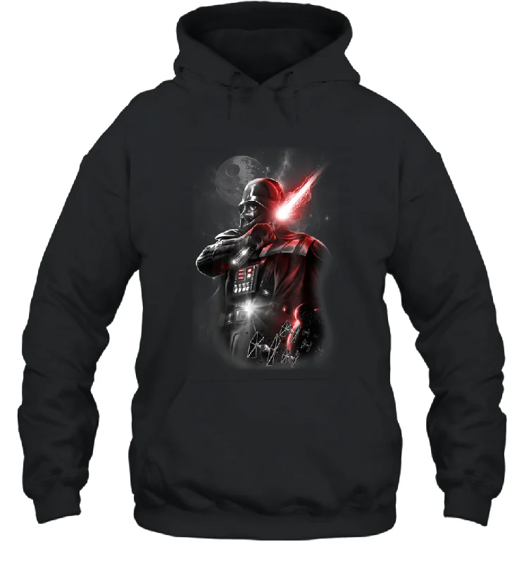 Star Wars Darth Vader Lightsaber Portrait Unisex Hooded Sweatshirt