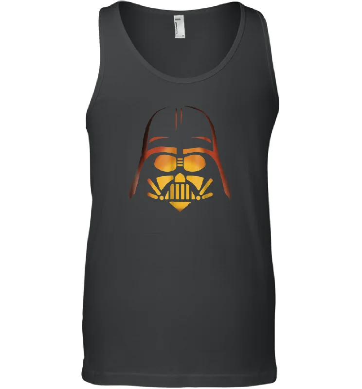 Star Wars Darth Vader Pumpkin Carving Halloween Men Cotton Tank Top