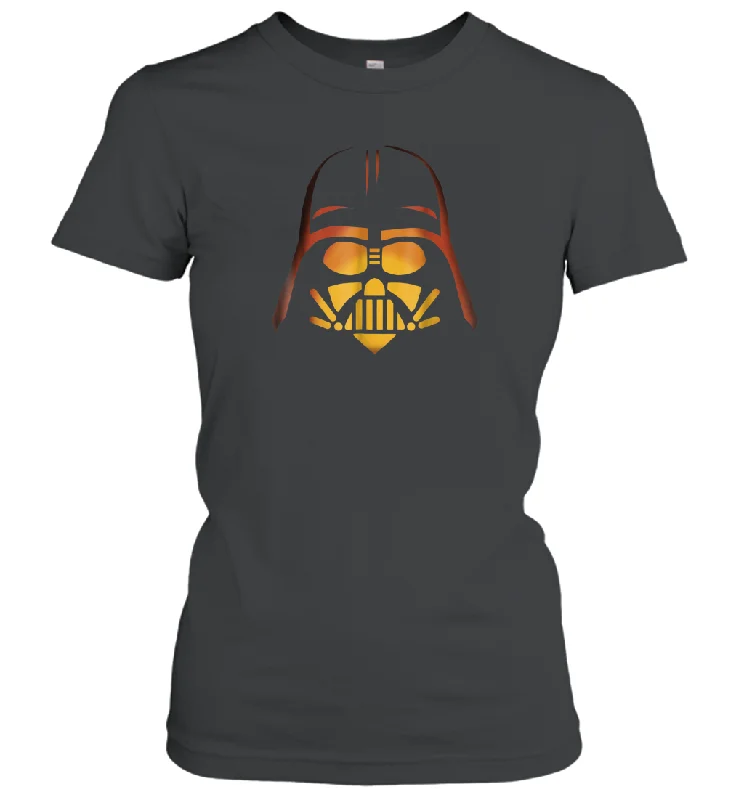 Star Wars Darth Vader Pumpkin Carving Halloween Women Cotton T-Shirt