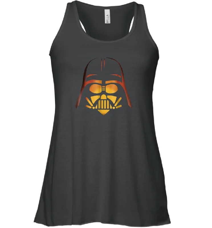 Star Wars Darth Vader Pumpkin Carving Halloween Women Racerback Tank