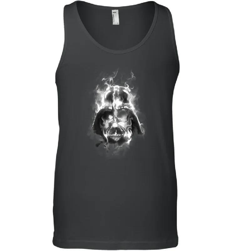 Star Wars Darth Vader Smoke Graphic Men Cotton Tank Top