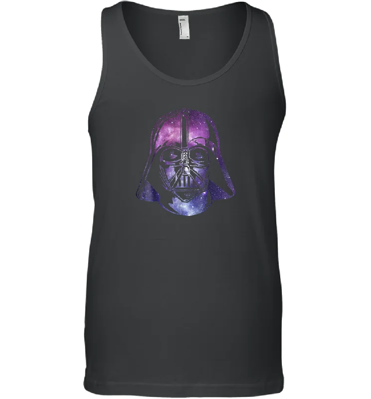 Star Wars Darth Vader Space Helmet Galaxy Men Cotton Tank Top