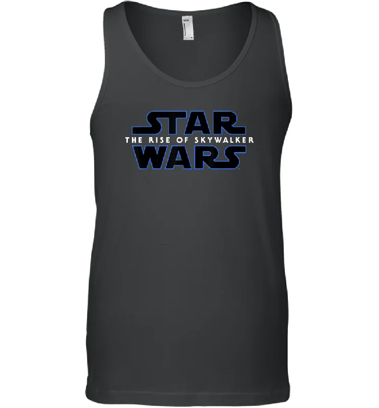 Star Wars Episode IX The Rise of Skywalker Logo Men Cotton Tank Top