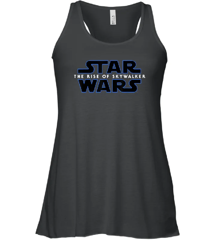 Star Wars Episode IX The Rise of Skywalker Logo Women Racerback Tank