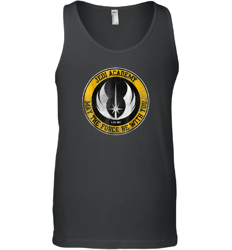 Star Wars Jedi Academy Gold Emblem Graphic Men Cotton Tank Top