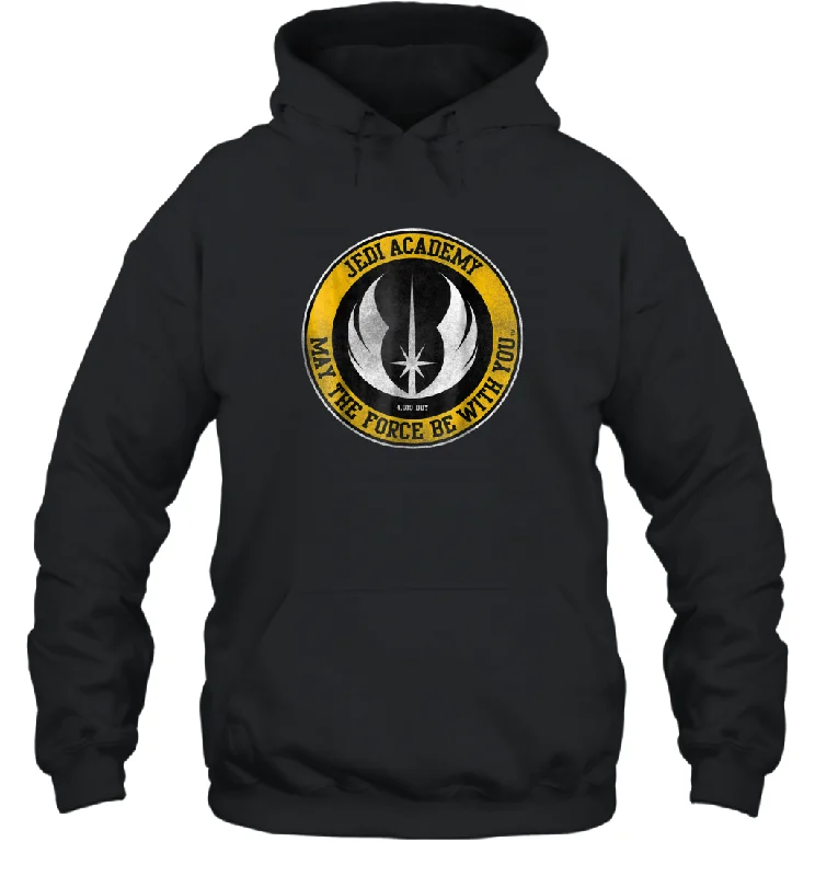 Star Wars Jedi Academy Gold Emblem Graphic Unisex Hooded Sweatshirt