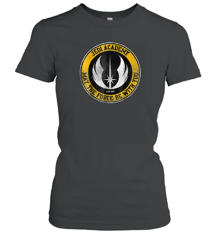 Star Wars Jedi Academy Gold Emblem Graphic Women Cotton T-Shirt