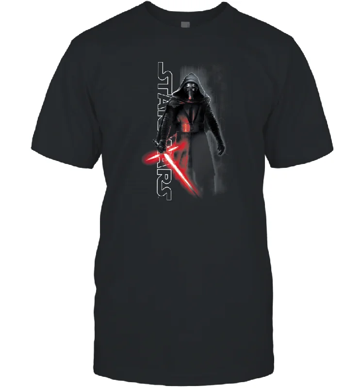 Star Wars Kylo Ren Episode 7 Logo Graphic Men Cotton T-Shirt