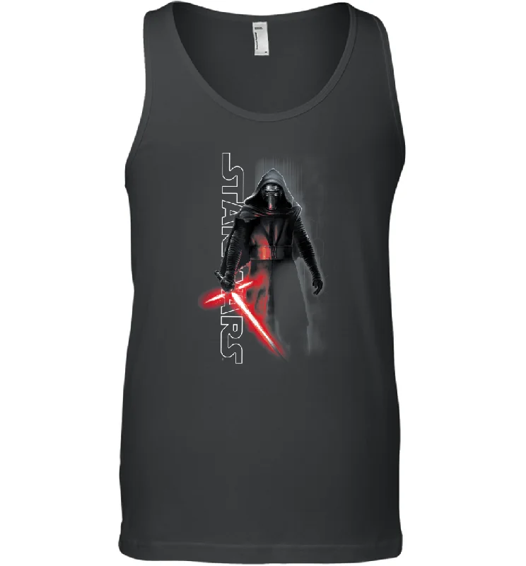 Star Wars Kylo Ren Episode 7 Logo Graphic Men Cotton Tank Top