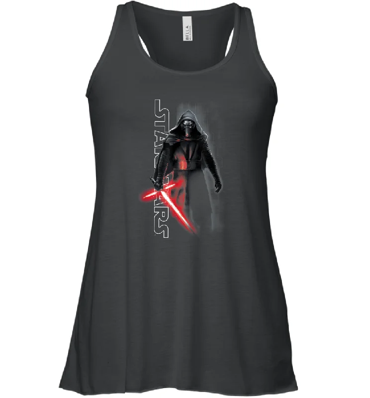 Star Wars Kylo Ren Episode 7 Logo Graphic Women Racerback Tank