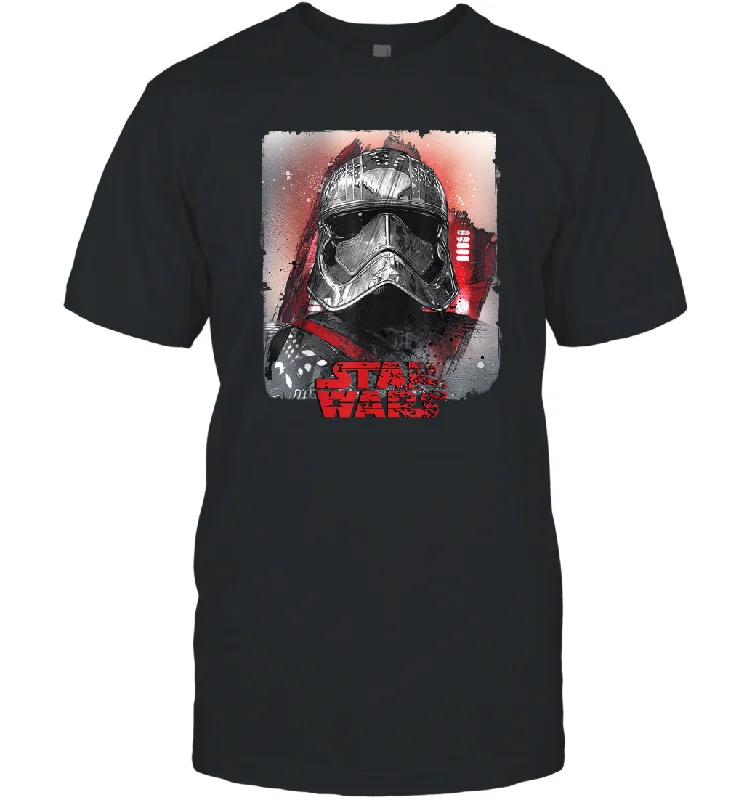 Star Wars Last Jedi Captain Phasma Distress Graphic Men Cotton T-Shirt