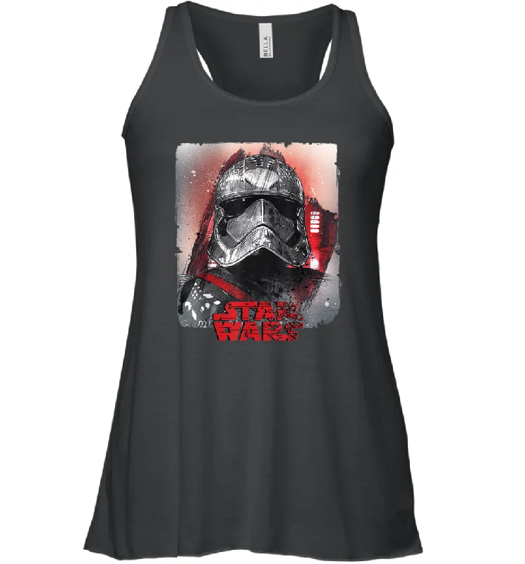 Star Wars Last Jedi Captain Phasma Distress Graphic Women Racerback Tank