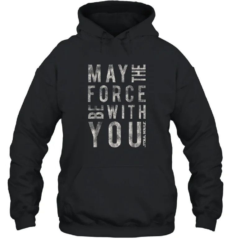 Star Wars May The Force Be With You Scrambled Unisex Hooded Sweatshirt