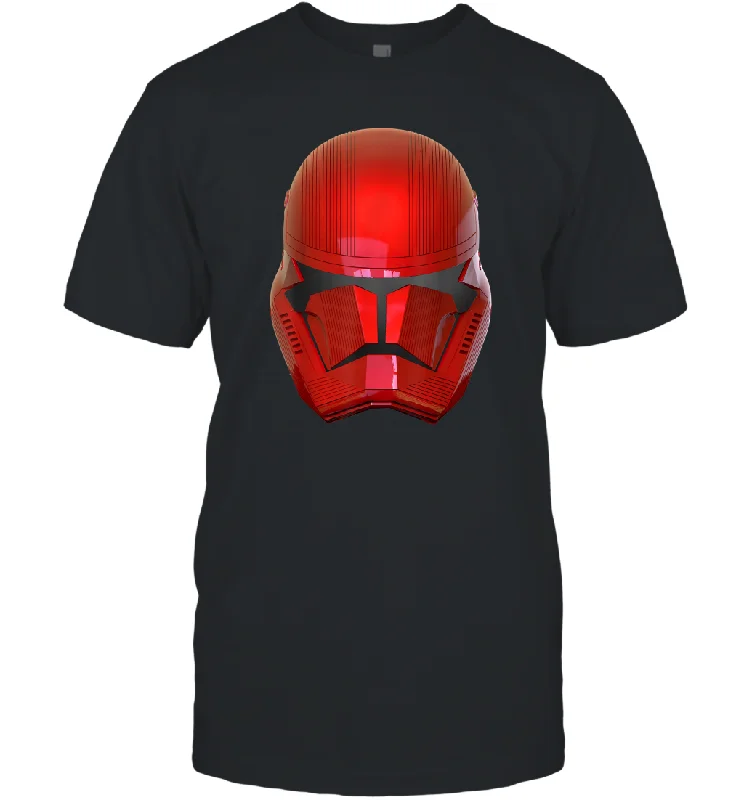 Star Wars Red Sith Trooper Helmet Head Shot Portrait Men Cotton T-Shirt