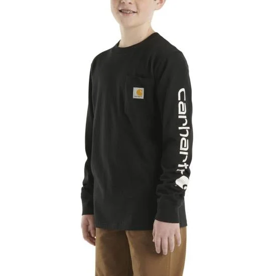 Boys' Long-Sleeve Pocket T-Shirt