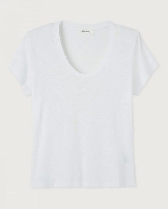 Jacksonville Scoop Neck Tee WHITE