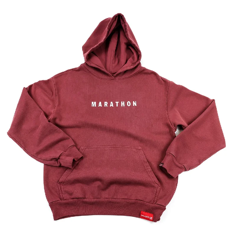 Marathon Women's Hoodie - Maroon