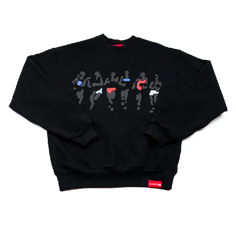 The Runners Crewneck Sweatshirt - Black