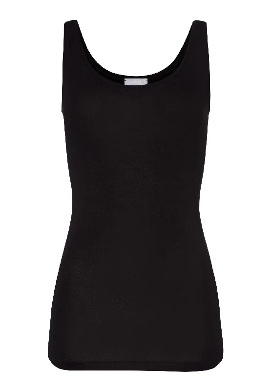 Soft Touch Round Neck Tank Top | Black 71257-019