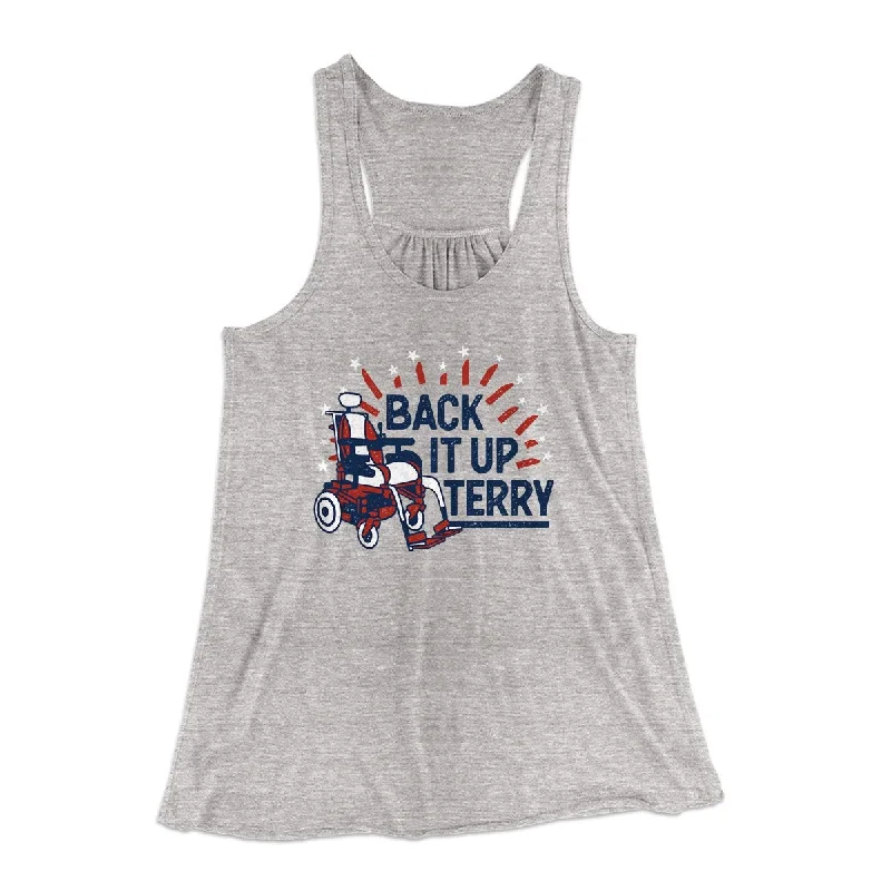 Back It Up Terry Women's Flowey Tank Top