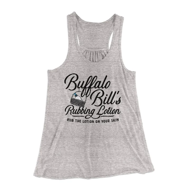 Buffalo Bill's Rubbing Lotion Women's Flowey Tank Top