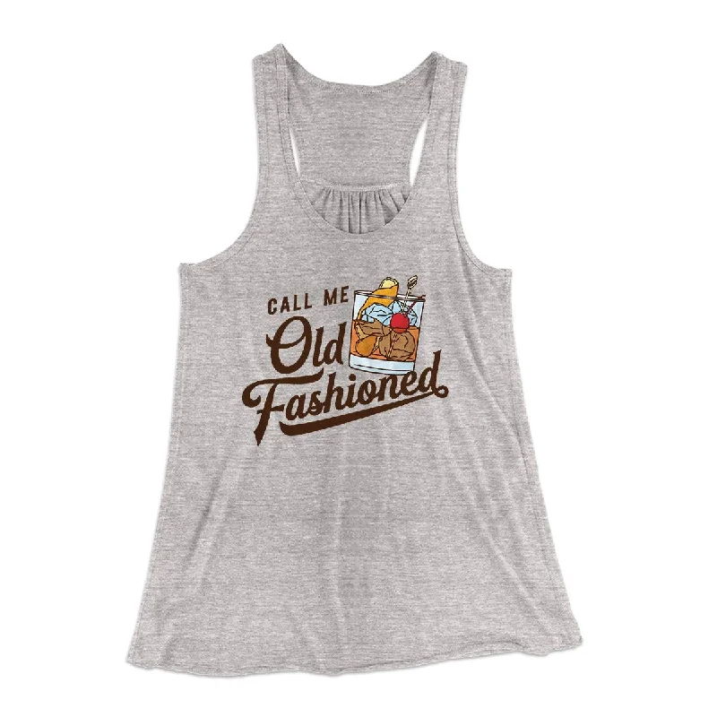 Call Me Old Fashioned Women's Flowey Tank Top