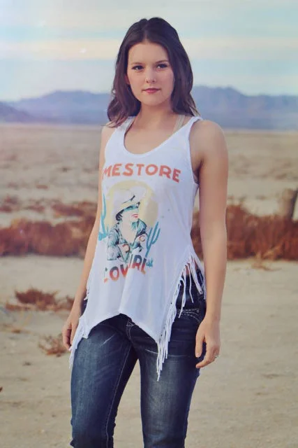 Original Cowgirl Clothing T-Shirts: Rockin' B Ranch Dimestore Cowgirl Fringe Tank