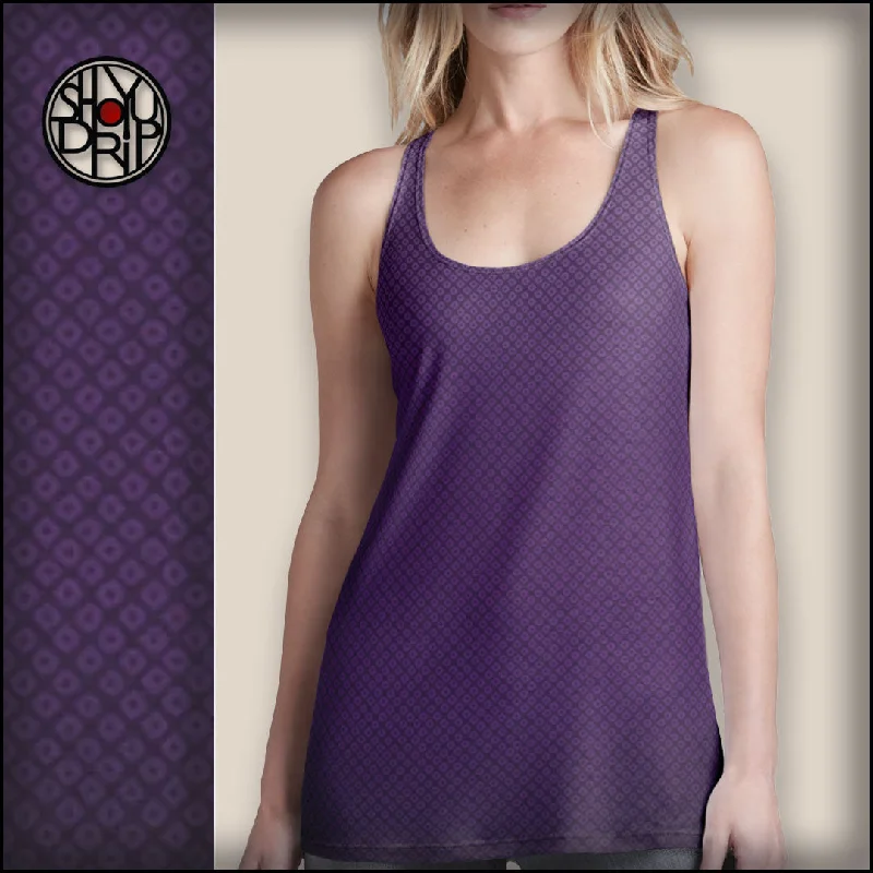 Purple Kanoko Racerback Tank Top