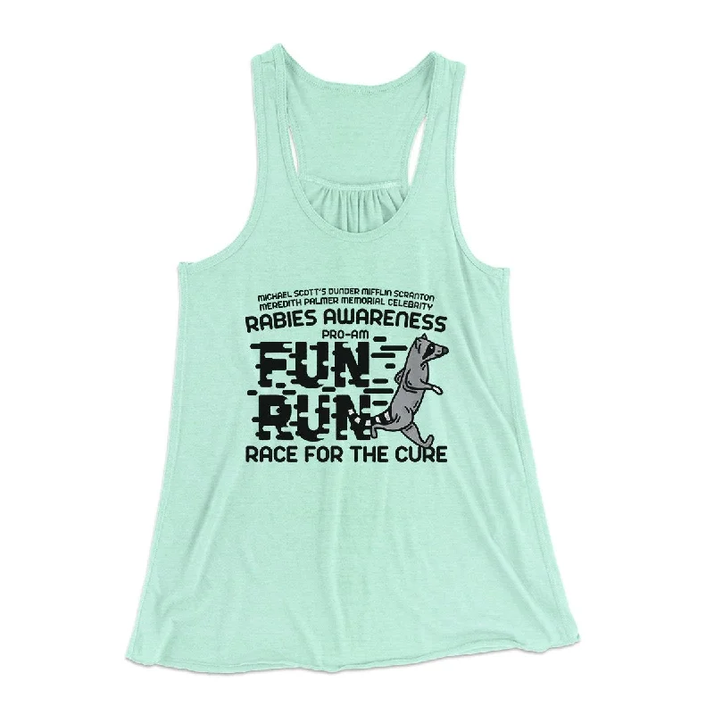 Rabies Awareness Fun Run Women's Flowey Tank Top