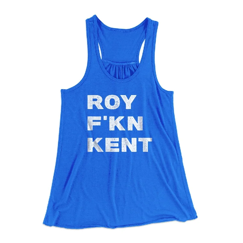 Roy F-Kn Kent Women's Flowey Racerback Tank Top