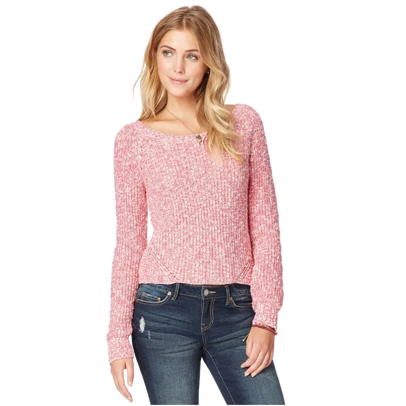 Aeropostale Womens Marled Knit Pullover Sweater