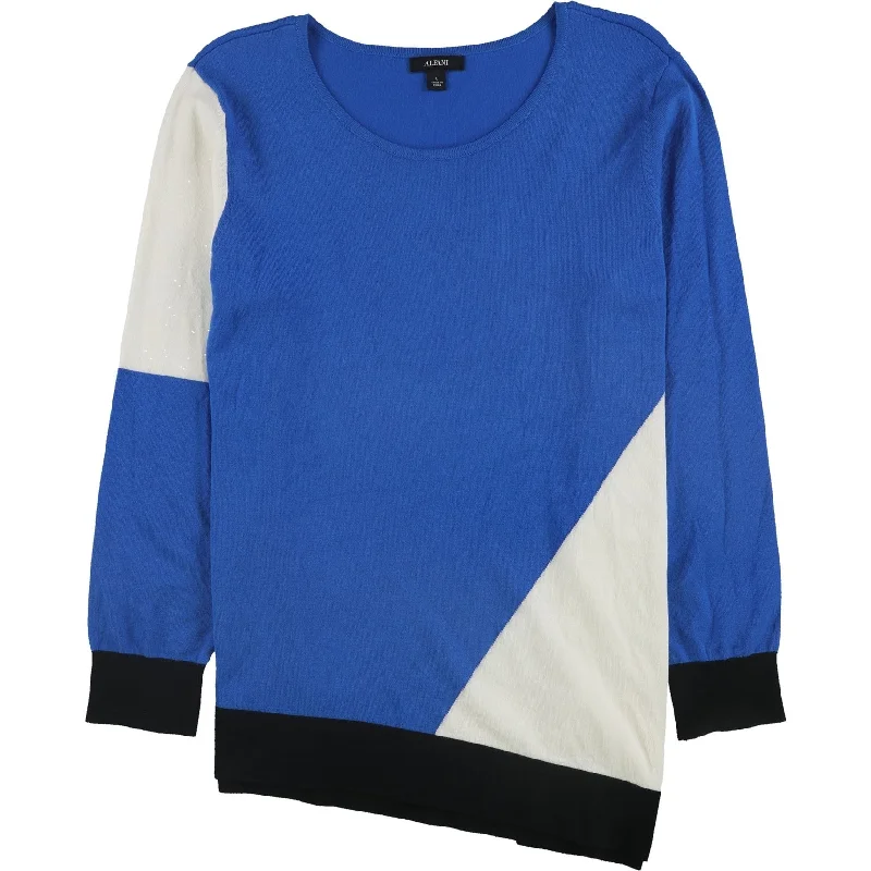 Alfani Womens Colorblocked Pullover Sweater