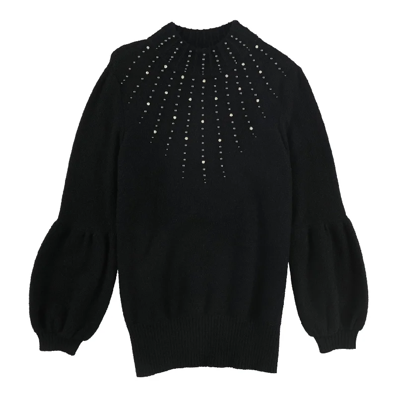 Alfani Womens Embellished Pullover Sweater