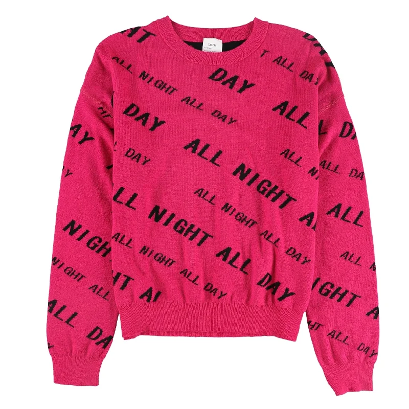 Bar Iii Womens All Day All Night Reversible Pullover Sweater