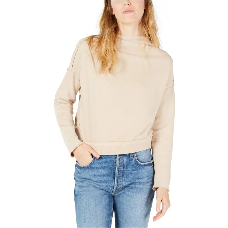 Free People Womens Oh Marley Pullover Sweater, Beige, Medium