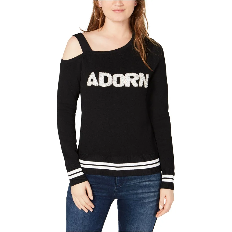 I-N-C Womens Adorn Asymmetrical Pullover Sweater