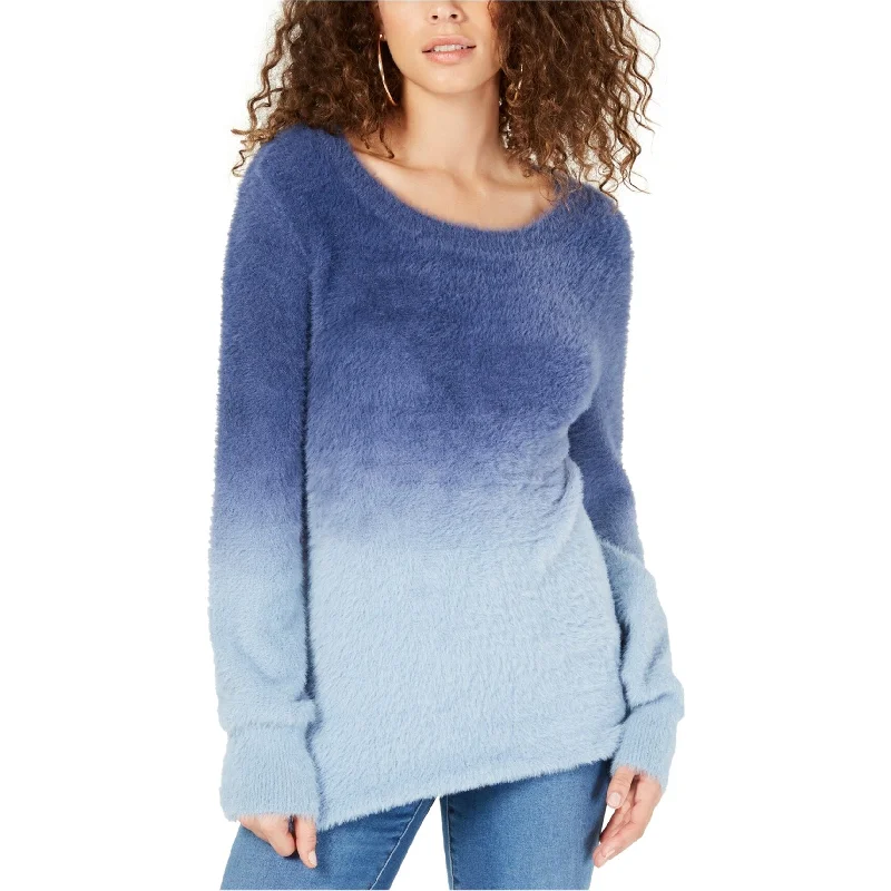 I-N-C Womens INC Ombre Pullover Sweater, Blue, Medium