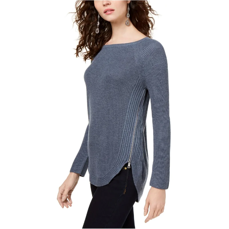 I-N-C Womens Side Zip Pullover Sweater