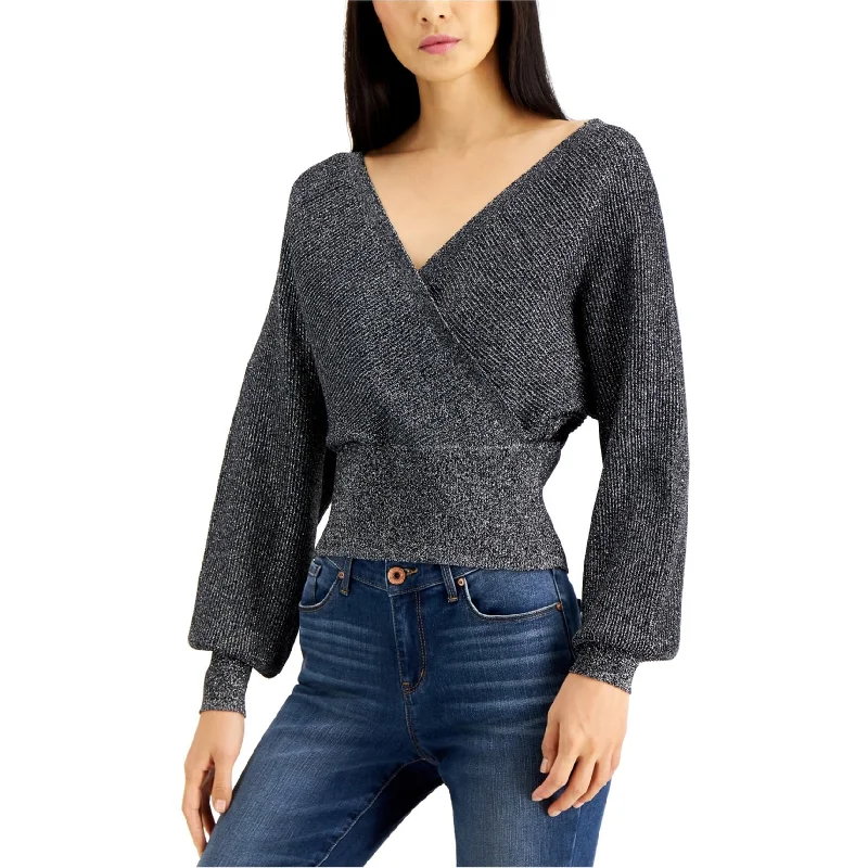 I-N-C Womens Sparkle Pullover Sweater